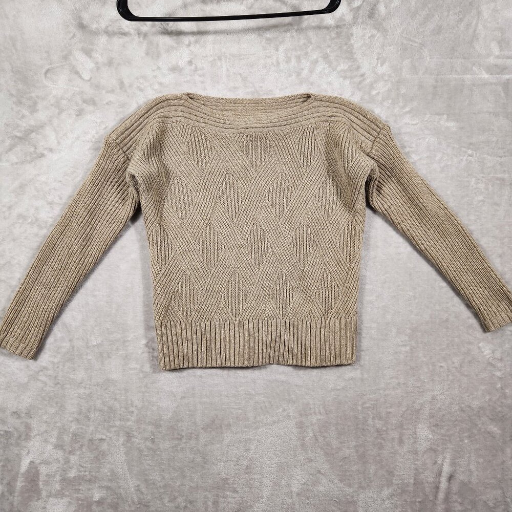 Kenar Sweater Wool‎ Blend Brown Womens Size M